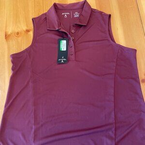 Antigua Women's Sleeveless Top, Color: Maroon, Size XXL